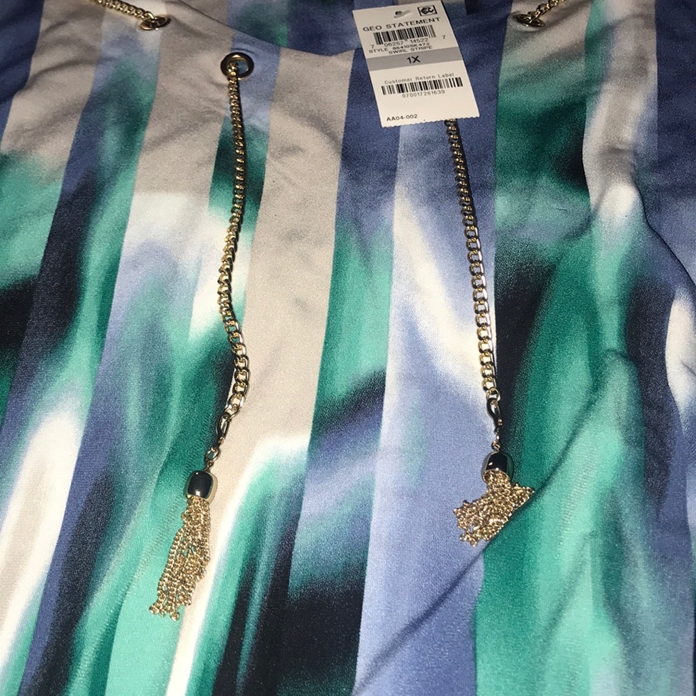 JM Collection Chain Tunic - Picture 4 of 6